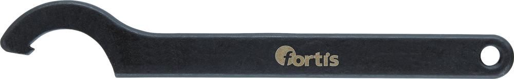 картинка Ключ-крючок с носиком, FORTIS 4317784735087 (мин.размах челюсти - 58 мм / макс.размах челюсти - 62 мм / общая длина - 240 мм / толщина - 7 мм / стандартизированный - Yes) от магазина "Элит-инструмент"