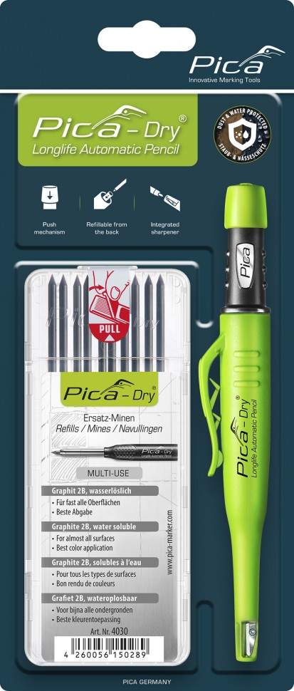картинка PICA-MARKER 30403 Набор карандаша Pica-dry и грифелей (3030+4030) от магазина "Элит-инструмент"