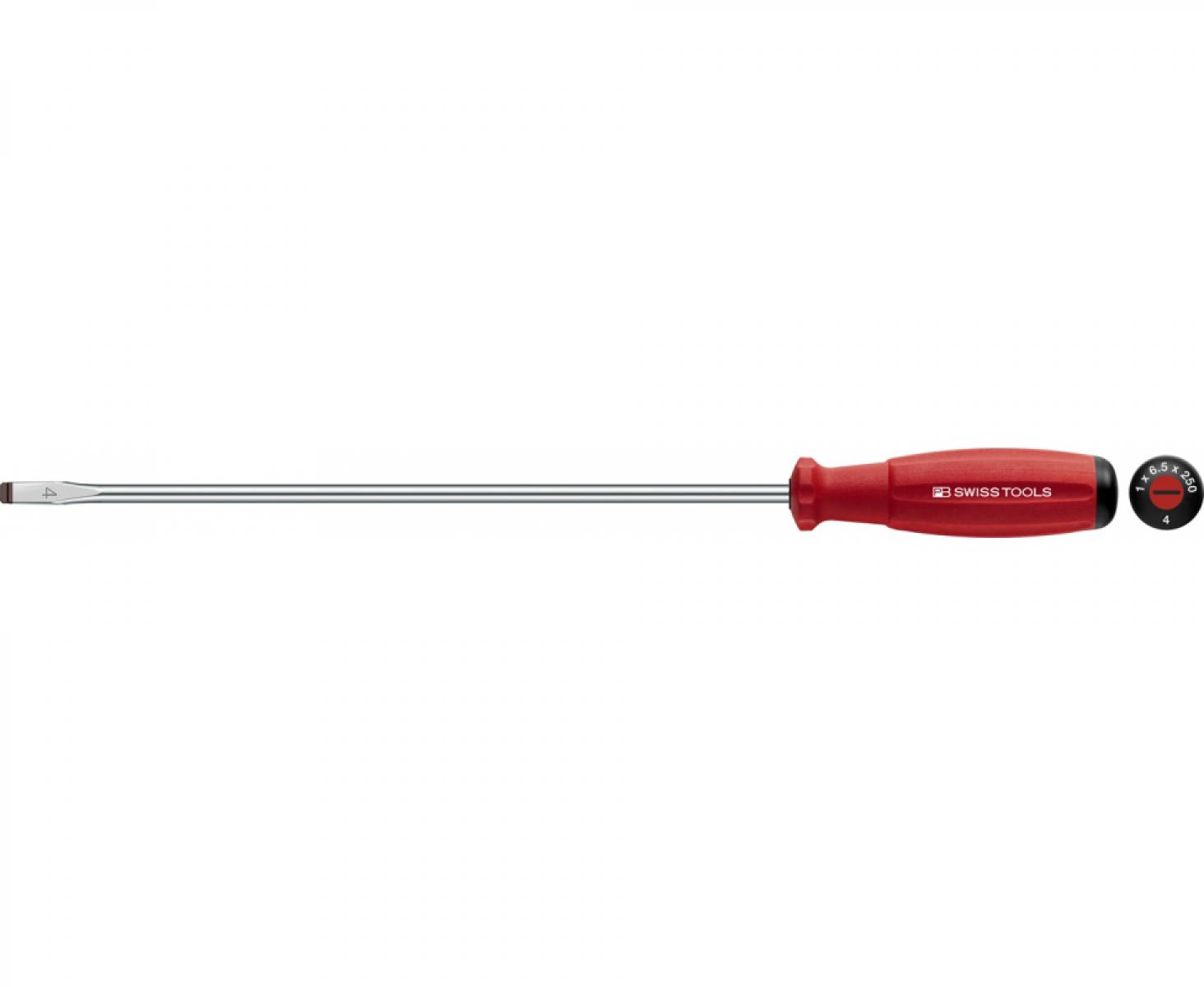 Отвертка шлицевая SwissGrip PB Swiss Tools PB 8140.4-300 1 x 6.5