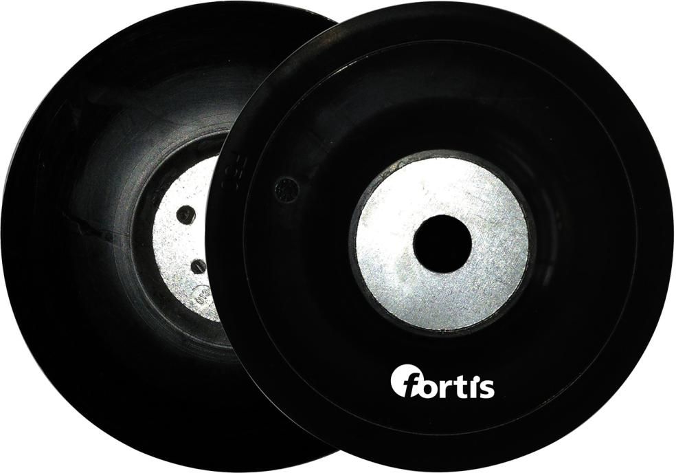 картинка Опорная тарелка для волокнистых шлифовальных кругов, FORTIS 4317784781688 (для дисков ø - 115 мм / удерживающее приспособление - M14) от магазина "Элит-инструмент"